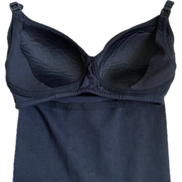 PEA IN THE POD Clip Down Nursing‎ Cami Tank S Built in Bra Shapewear Postpartum - Picture 7 of 10